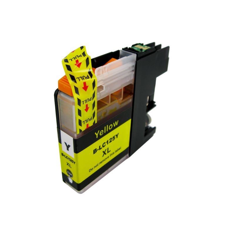 Cartus compatibil LC125XLY XL Yellow pentru imprimante inkjet Brother - imagine 3